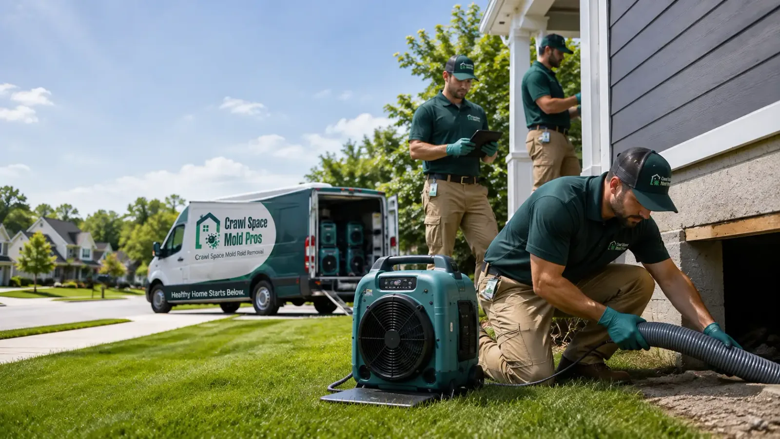 Crawl Space Mold Removal in Jefferson, OR